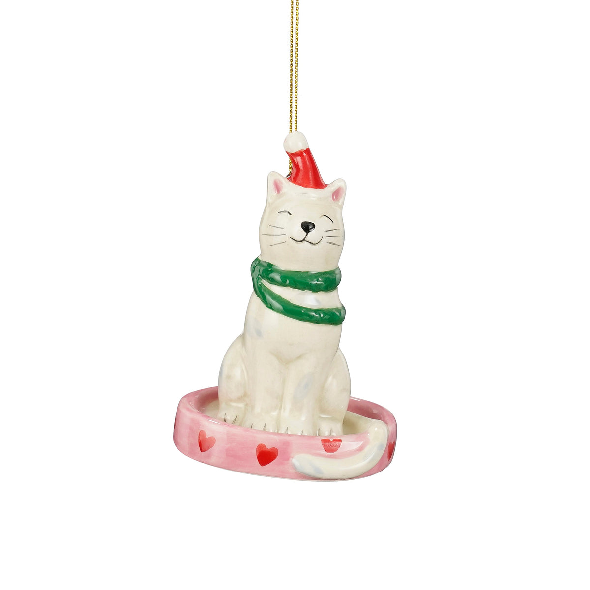 Weihnachtsornament Katze Dolomit – Mica