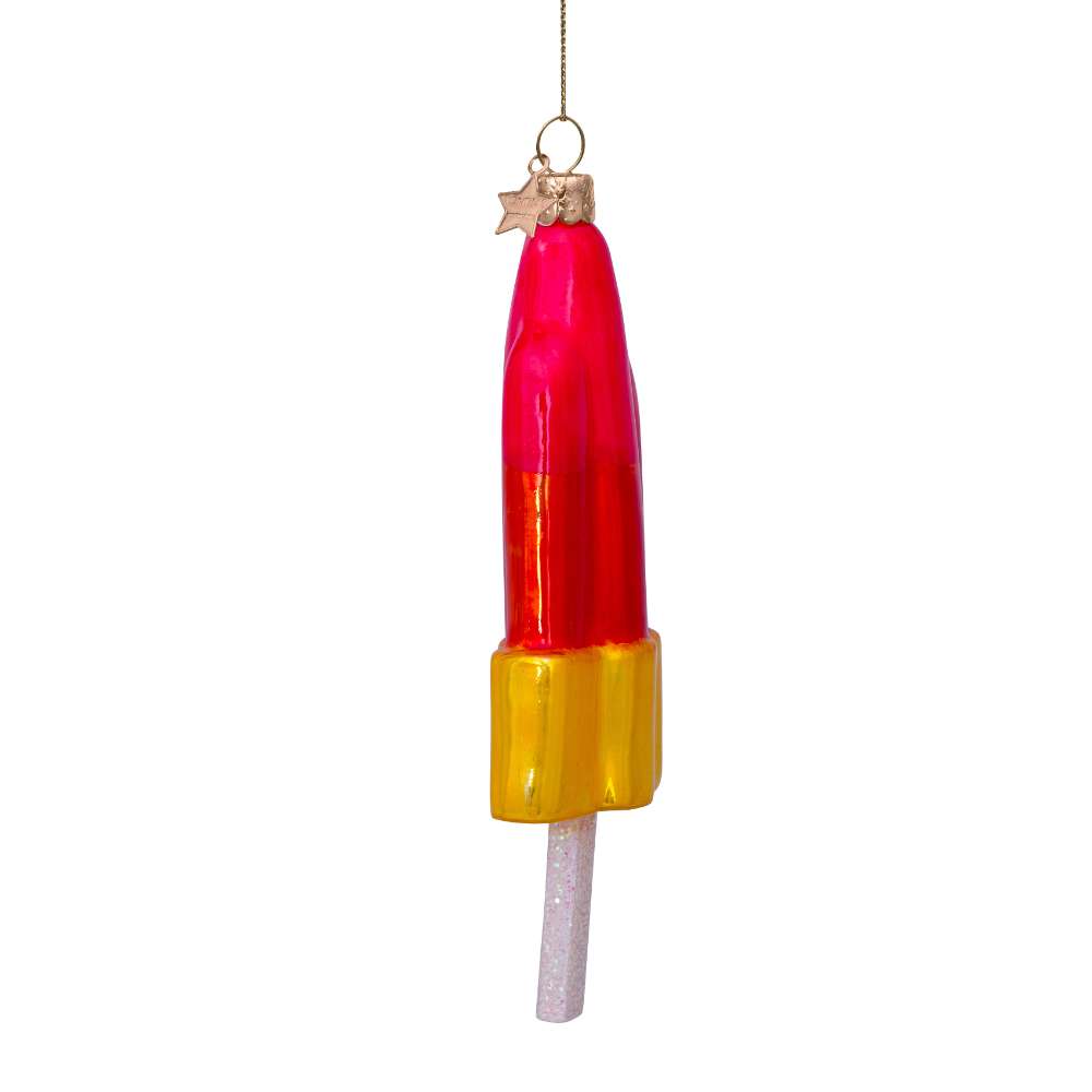Kerst Ornament Raketje Ijsje - Vondels