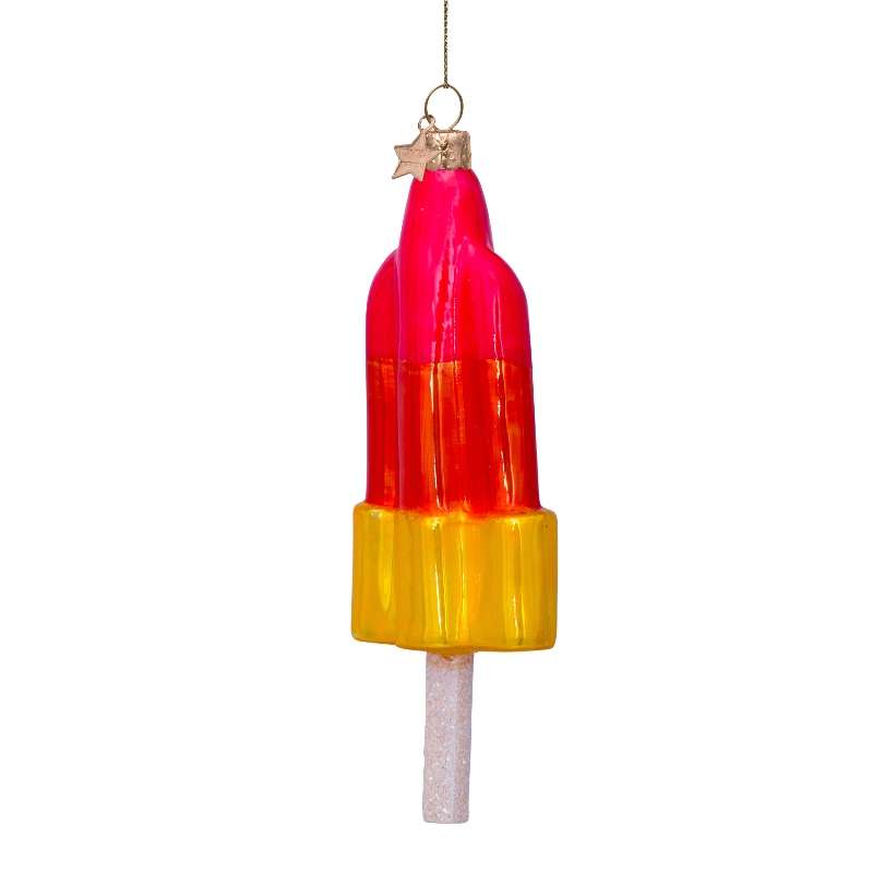 Kerst Ornament Raketje Ijsje - Vondels