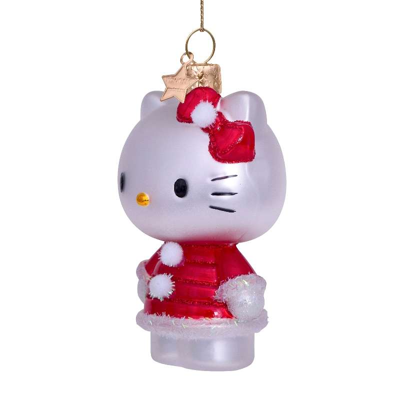 Kerst Ornament Hello Kitty Xmas Dress - Vondels