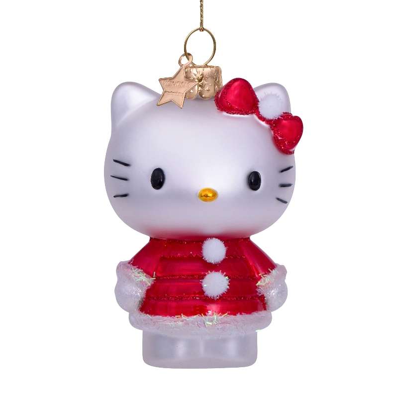 Kerst Ornament Hello Kitty Xmas Dress - Vondels