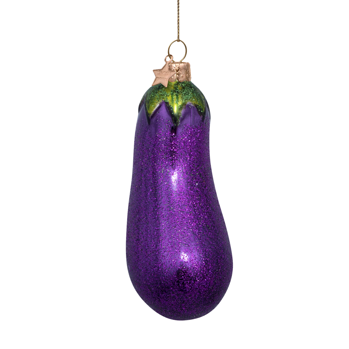 Kerst Ornament Aubergine - Vondels