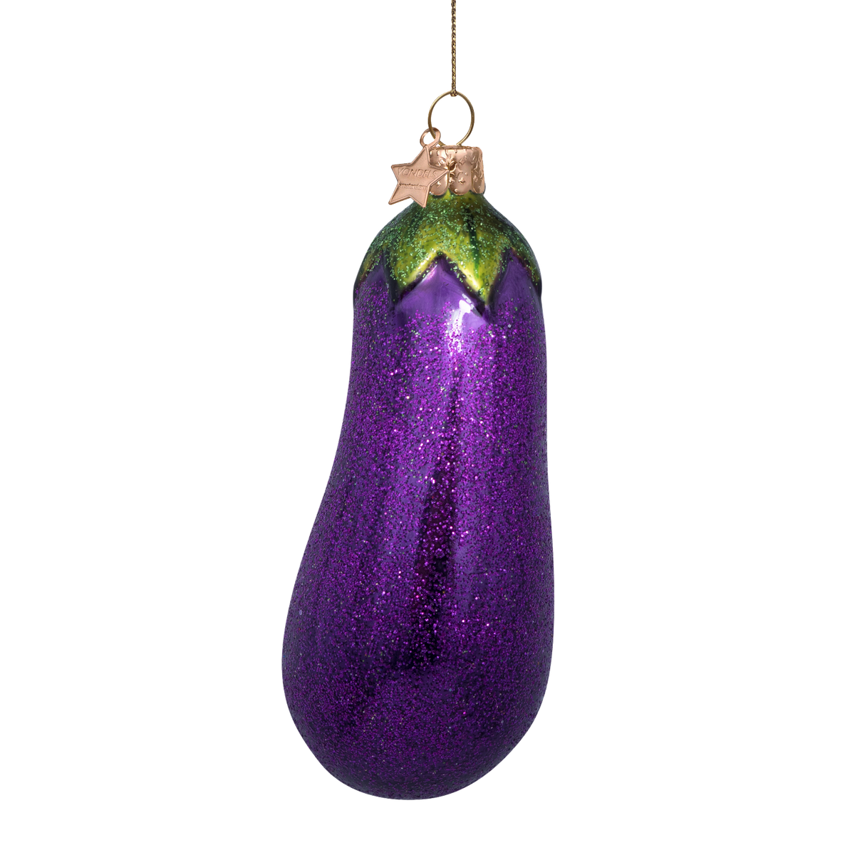 Kerst Ornament Aubergine - Vondels