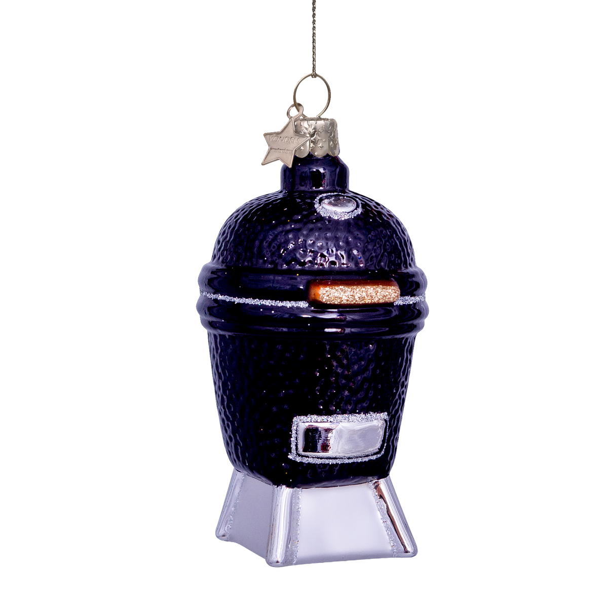 Kerst Ornament Kamado BBQ Zwart - Vondels