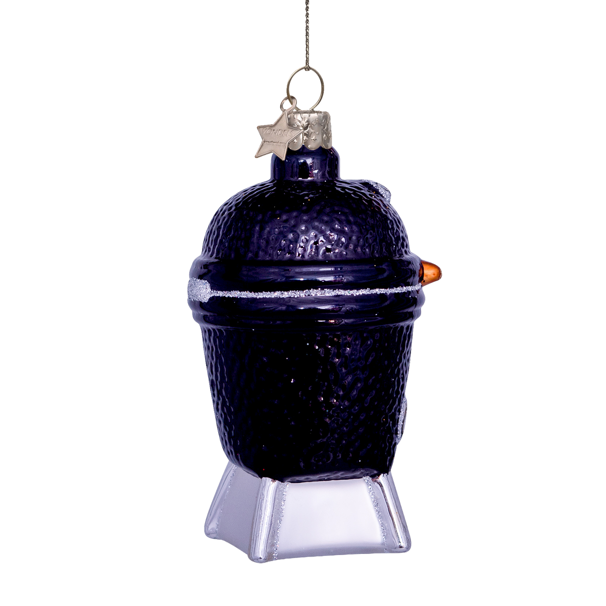 Kerst Ornament Kamado BBQ Zwart - Vondels