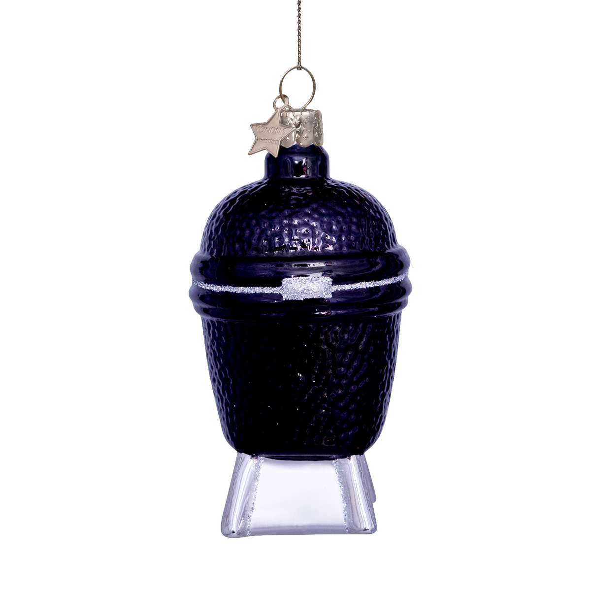 Kerst Ornament Kamado BBQ Zwart - Vondels
