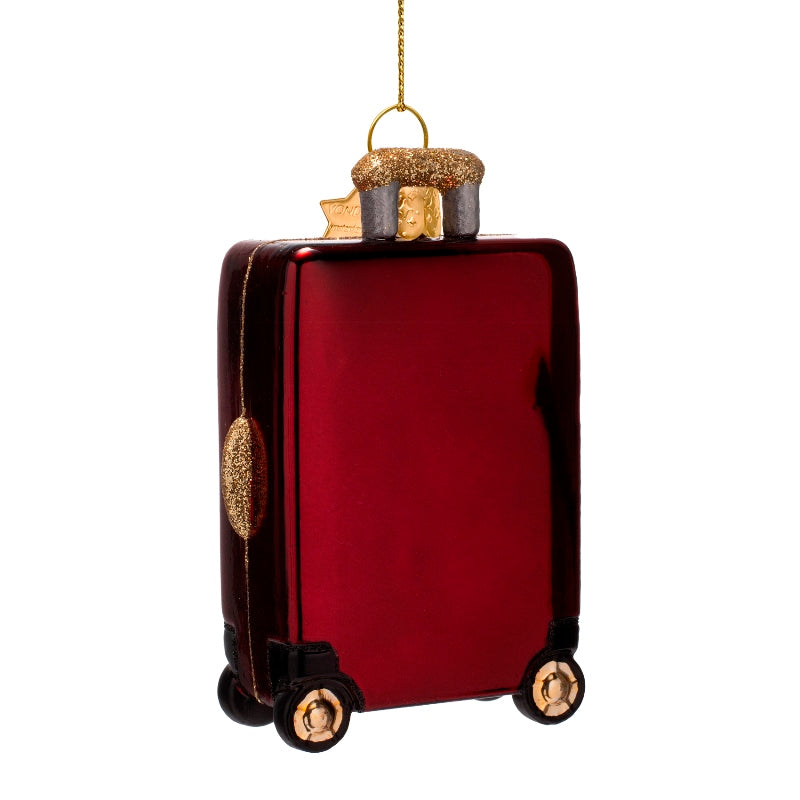 Weihnachtsornament Koffer Catching Flights – Vondels