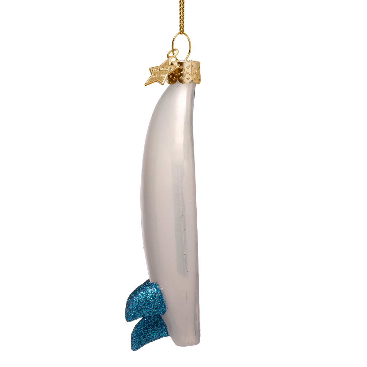Christmas Ornament Surfboard White - Vondels