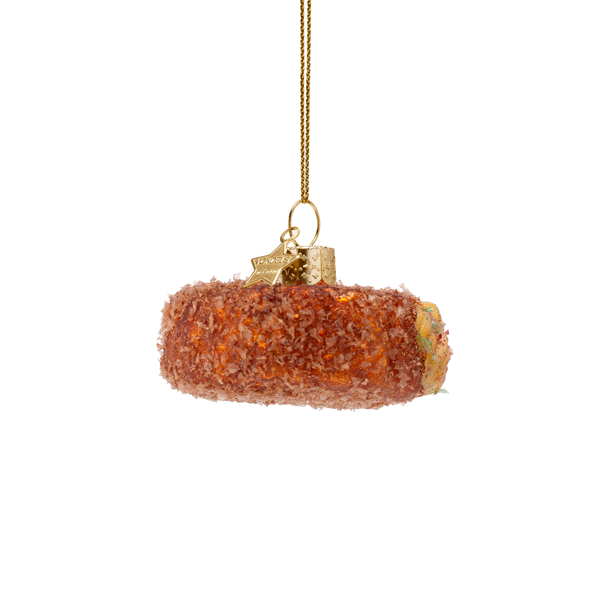 Christmas Ornament Bamischijf - Vondels