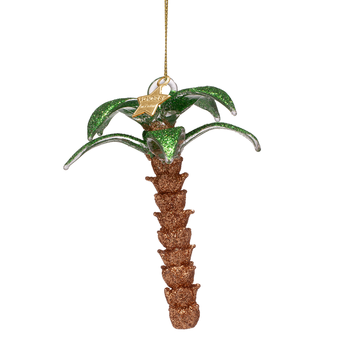 Christmas Ornament Glitter Palm Tree - Vondels
