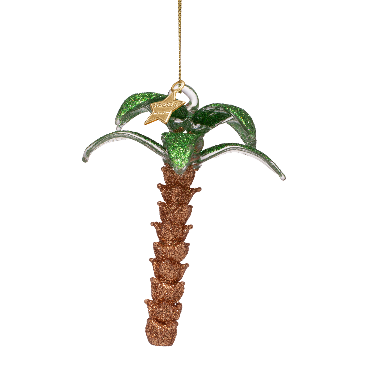 Christmas Ornament Glitter Palm Tree - Vondels