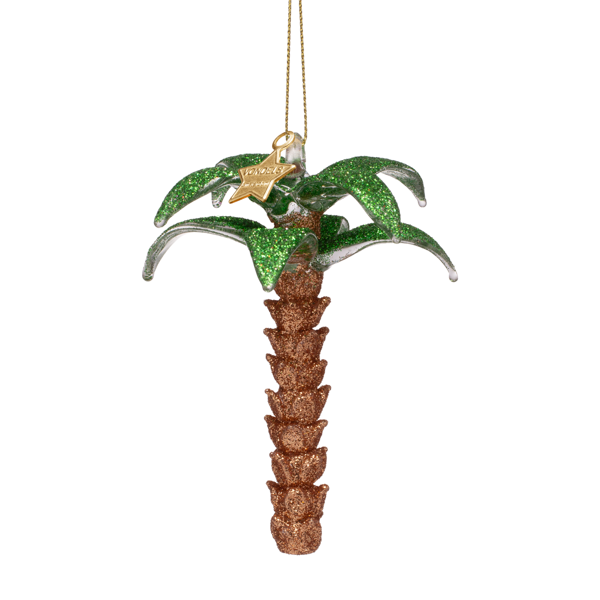 Christmas Ornament Glitter Palm Tree - Vondels