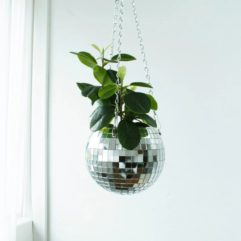 Hanging Pot Disco Ball Small - Winkee