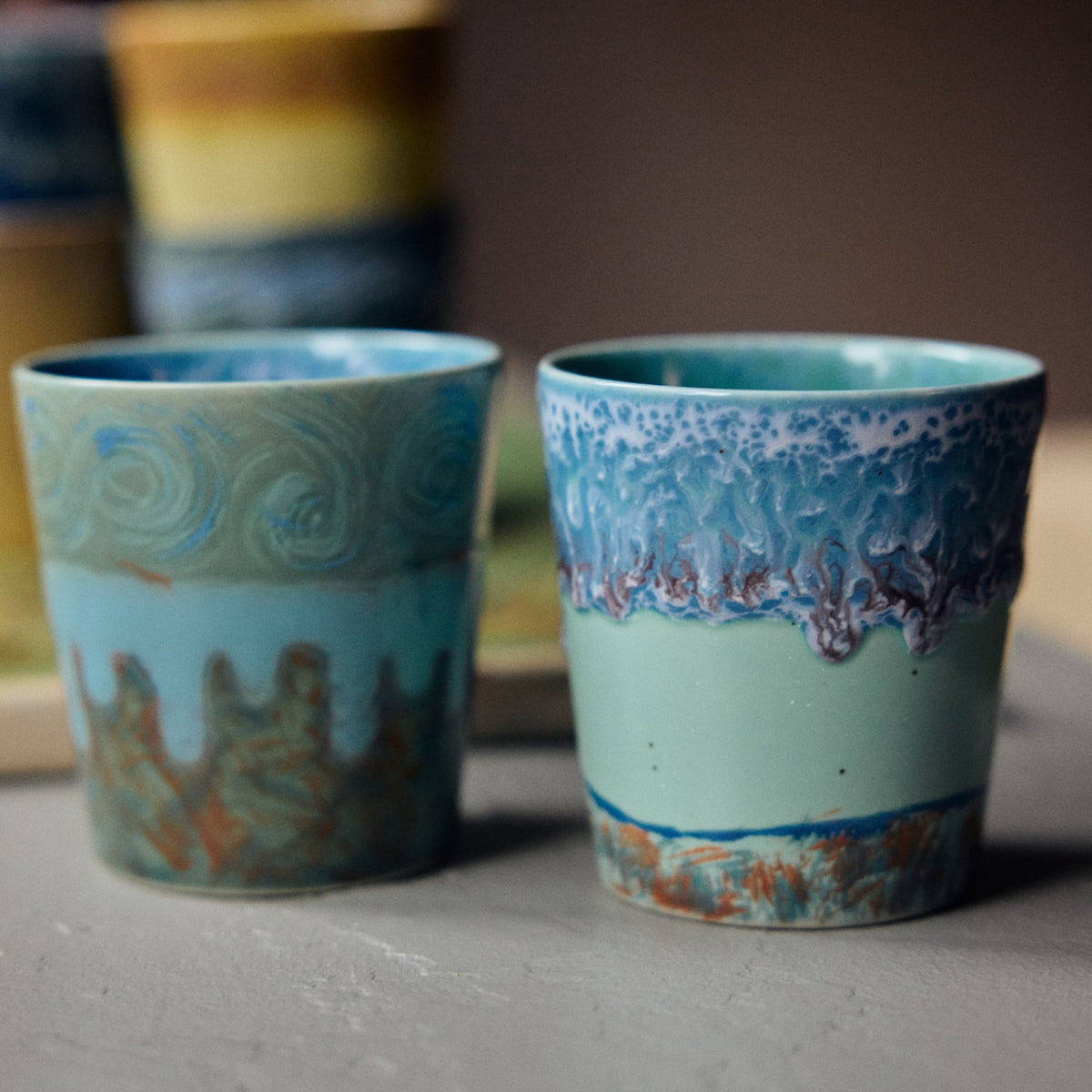 Mugs Lungo Van Gogh Self Portrait - HKliving (Set of 2)