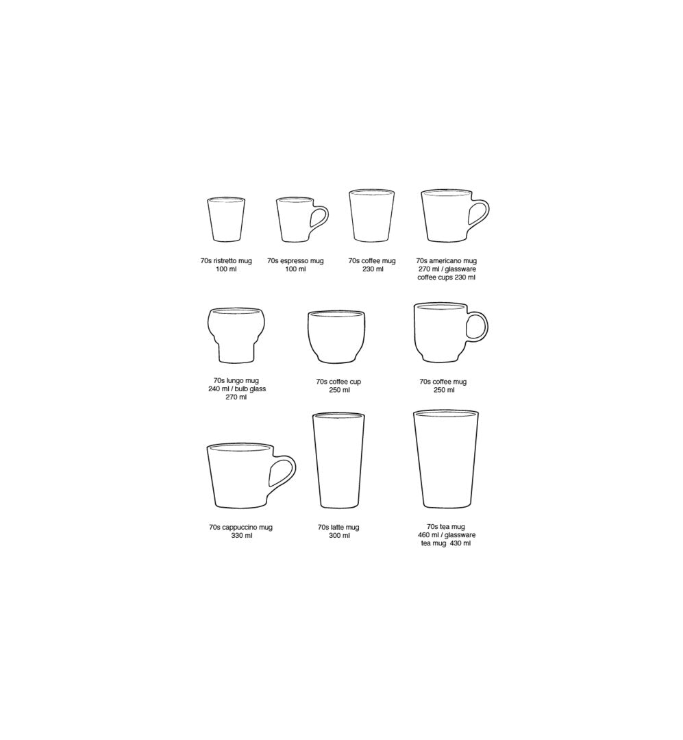 Tassen Lungo Coral - HKliving (2er-Set)