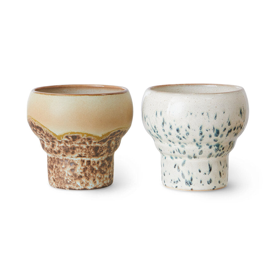 Tassen Lungo Coral - HKliving (2er-Set)