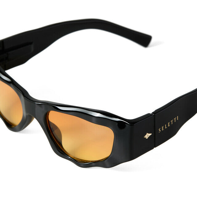 Zonnebril Colorado Zwart Gele Lens OKKIA x SELETTI - Okkia