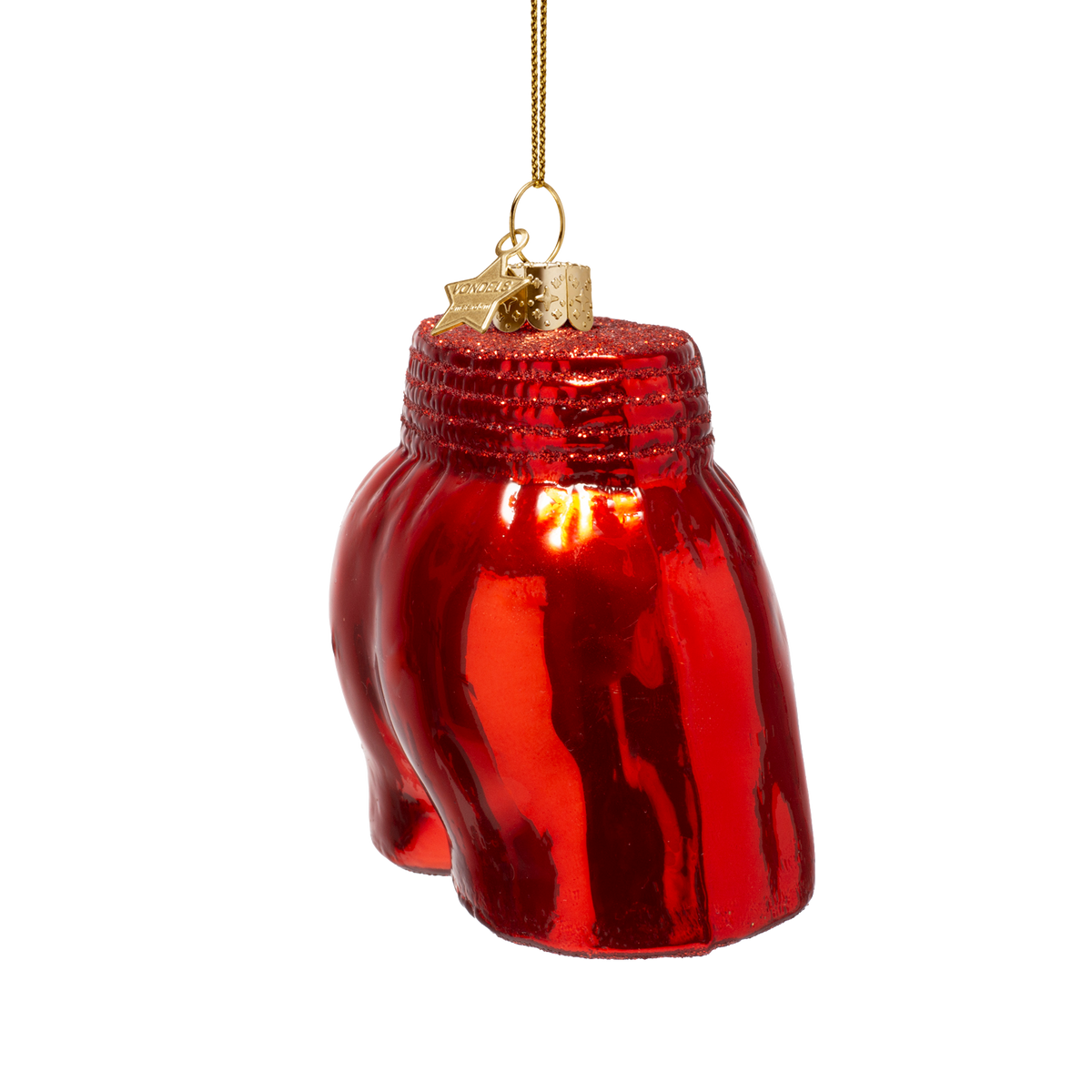 Kerst Ornament Boksbroek Rood - Vondels