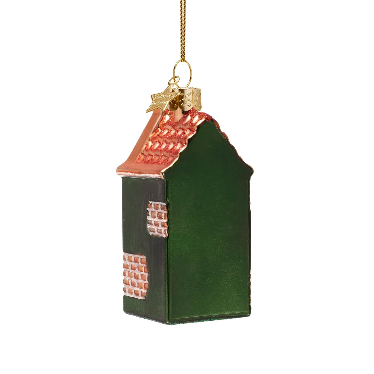 Christmas Ornament Canal House Green - Vondels
