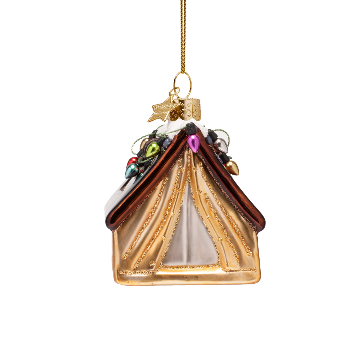 Kerst Ornament Tent Met Lichtjes – Vondels