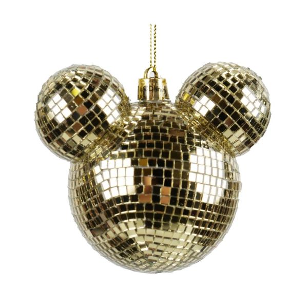 Kerst Ornament Mickey Mouse Disco Goud - Disney