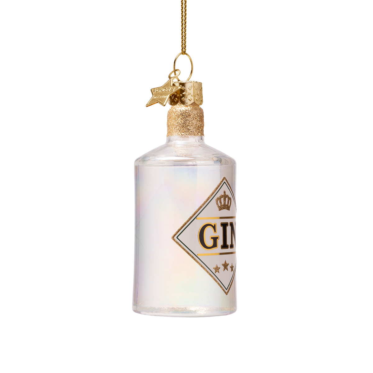 Kerst Ornament Ginfles - Vondels