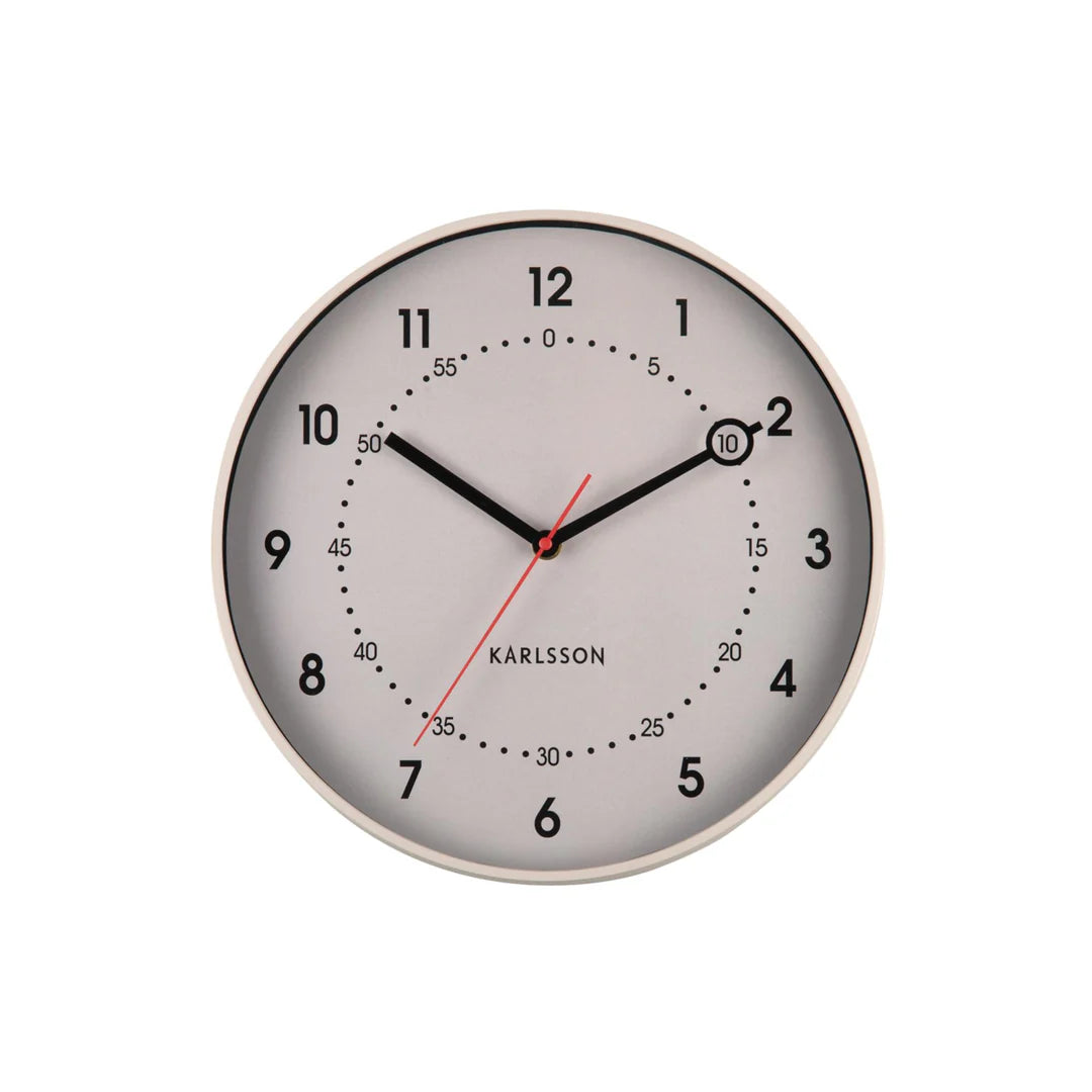 Klok Fresco Warm Grey - Karlsson