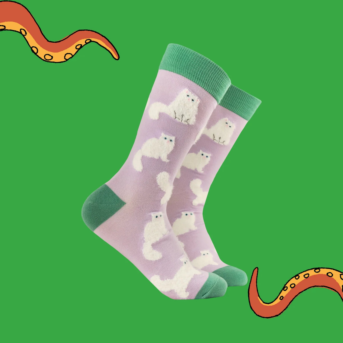 Socks Fluffy Cat (37-42) - Soctopus