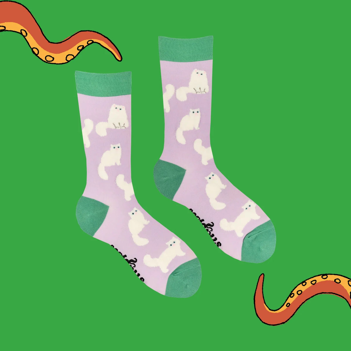 Socks Fluffy Cat (37-42) - Soctopus