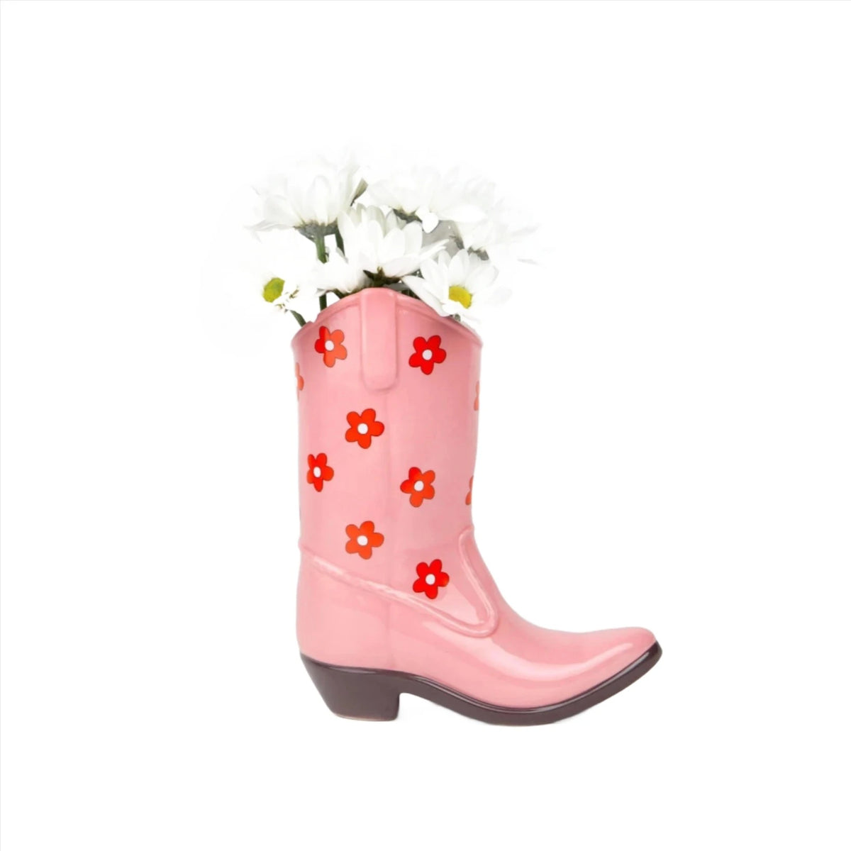Vase Cowboy Boot Pink - Doiy