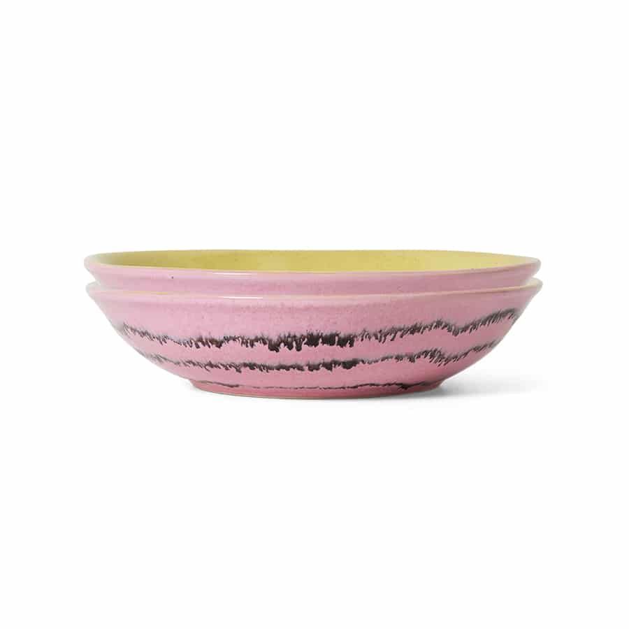 Curry Bowls Bubble Pink – HKliving (set of 2)
