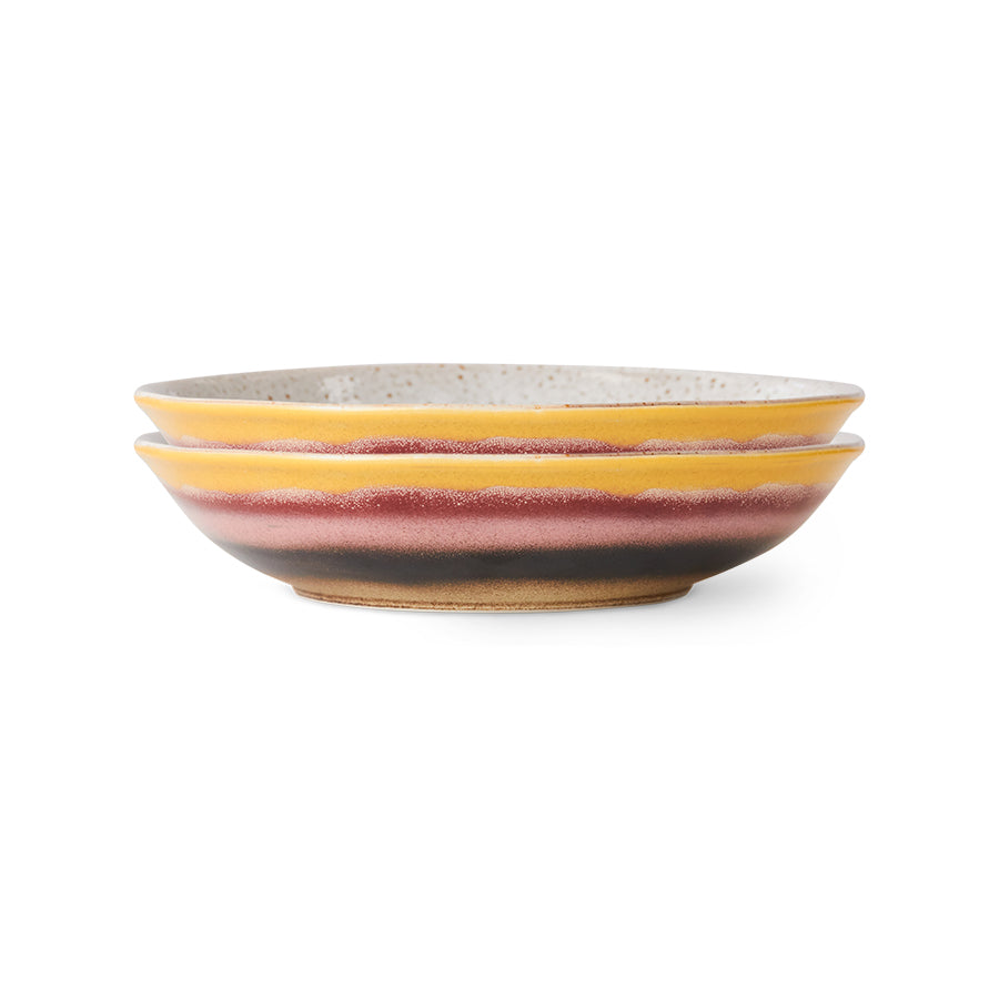 Curry Bowl Hibiscus Sunset (set of 2) – HKliving