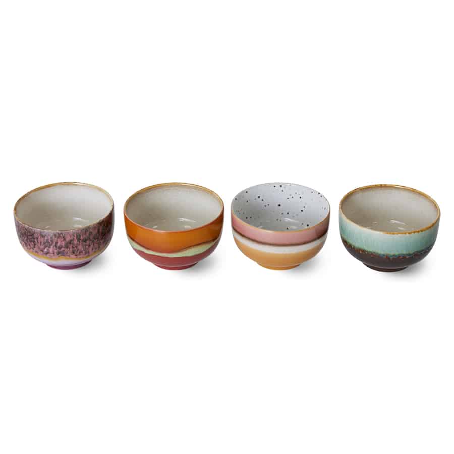 Noodlebowls Geyser – HKliving (set van 4)