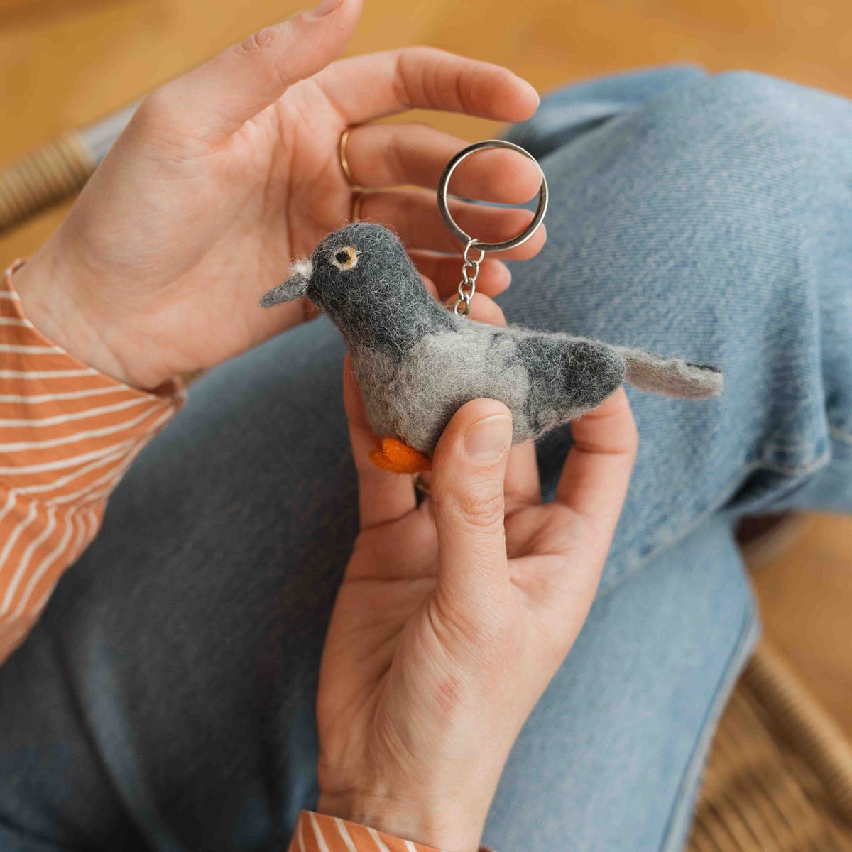 Sleutelhanger Duif - Person'Elle