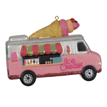 Kerst Ornament Ijscowagen