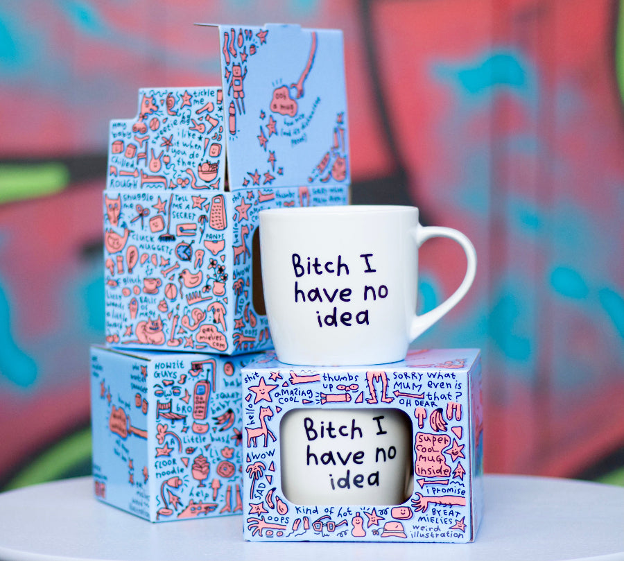 Mug Bitch No Idea - Eat Corn