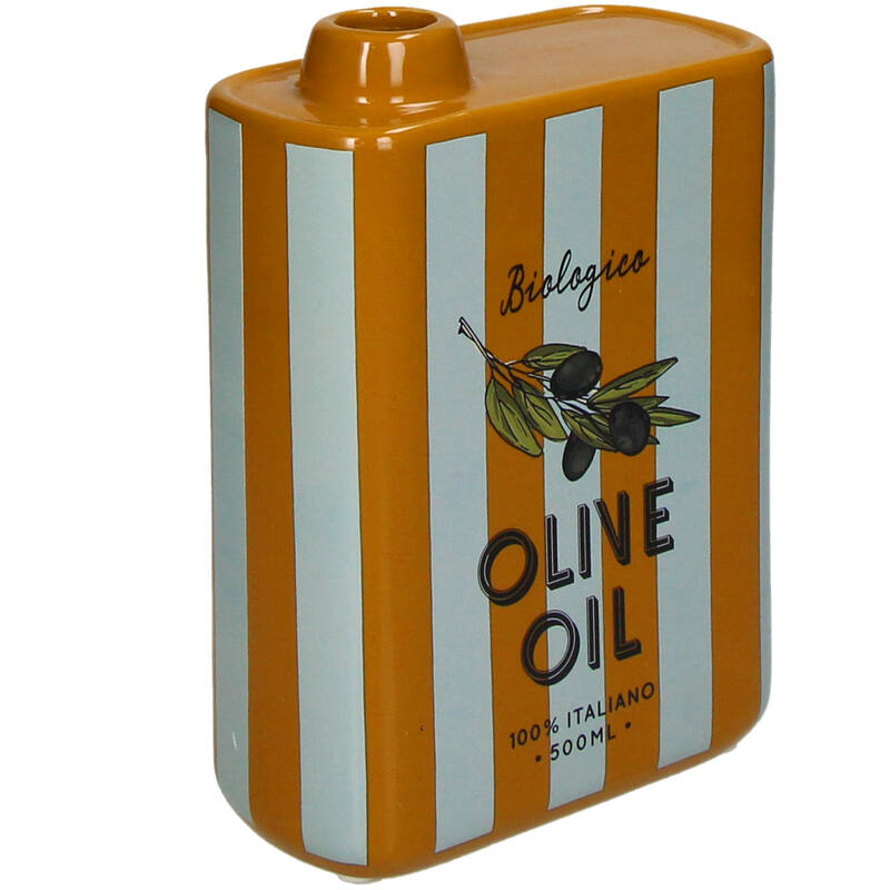 Vaas Olijfolie Strepen - Kersten