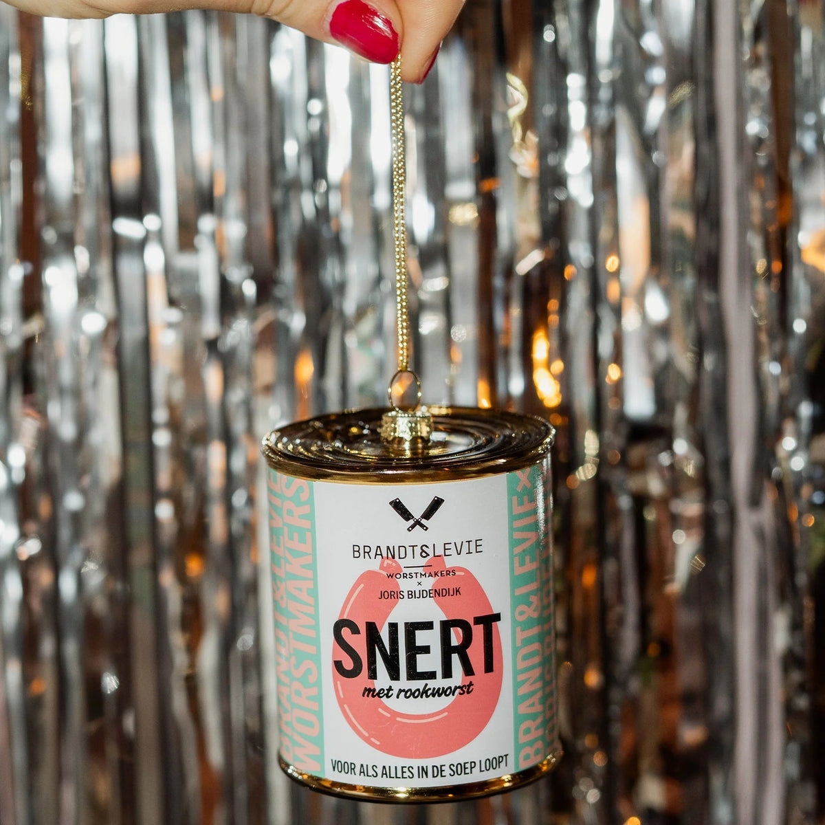 Christmas Ornament Pea Soup - Yup in the tree