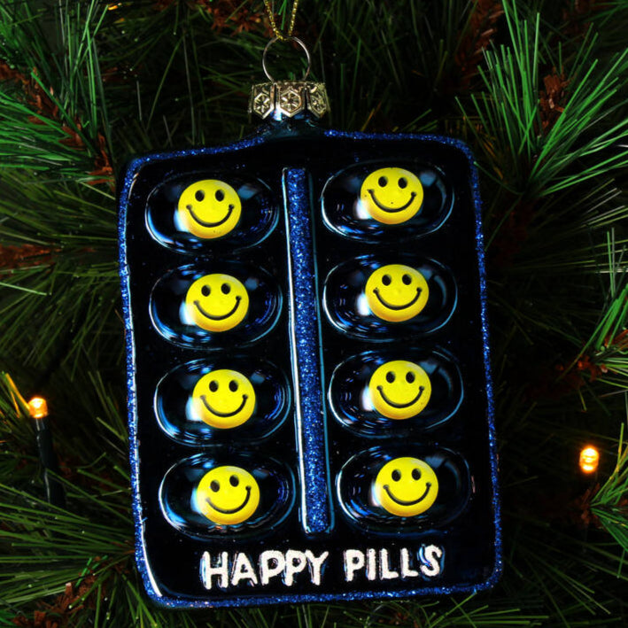 Christmas Ornament Happy Pills – Kersten