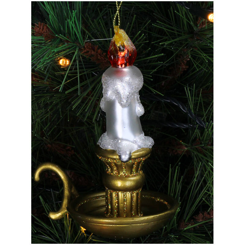 Christmas Ornament Vintage Candlestick – Kersten