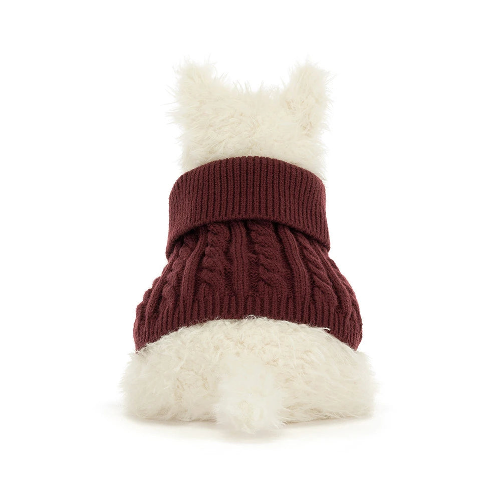 Knuffel Munro Scottie Dog Winter Jumper - Jellycat