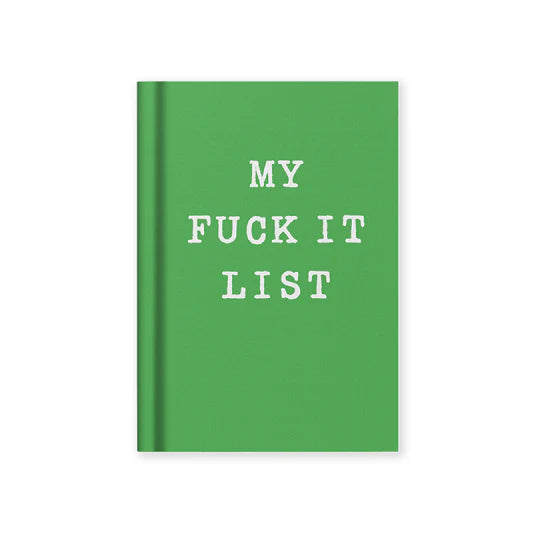My Fuck It List A7 Notebook – Ohh Deer