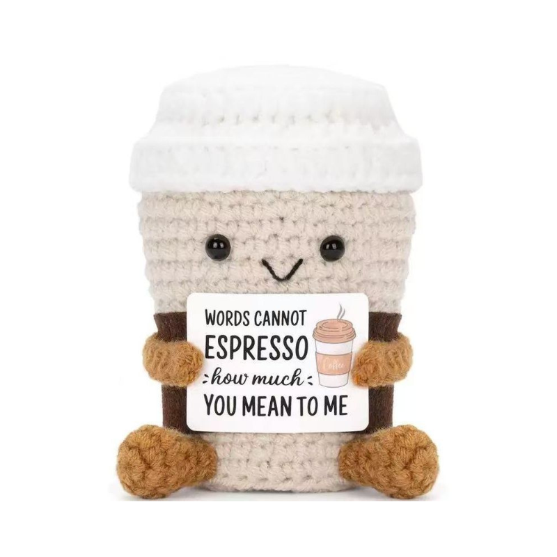 Geluksknuffeltje Positive Koffie Cup
