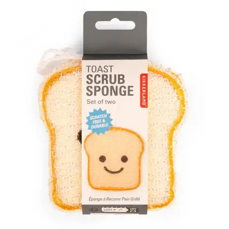 Sponge Toast Scrub Sponge - Kikkerland