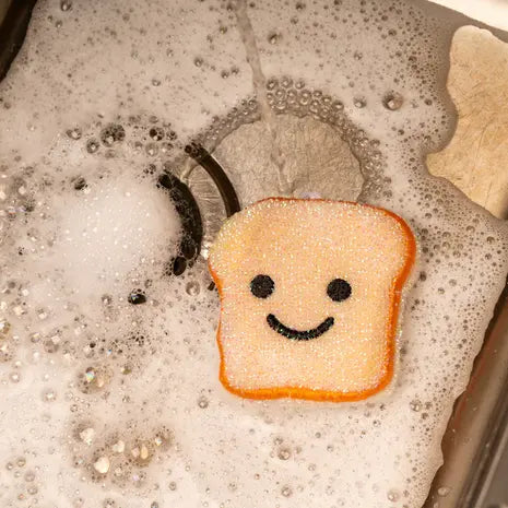 Sponge Toast Scrub Sponge - Kikkerland