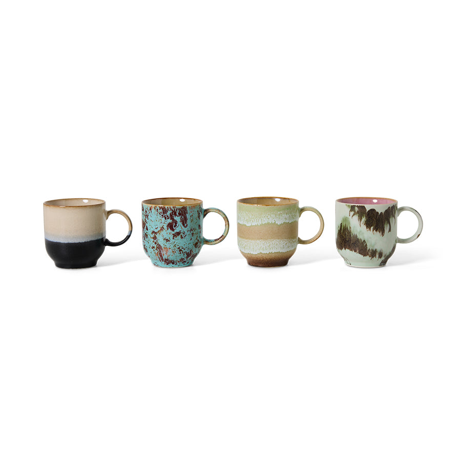 Mugs Café Abstract – HKliving (Set of 4)