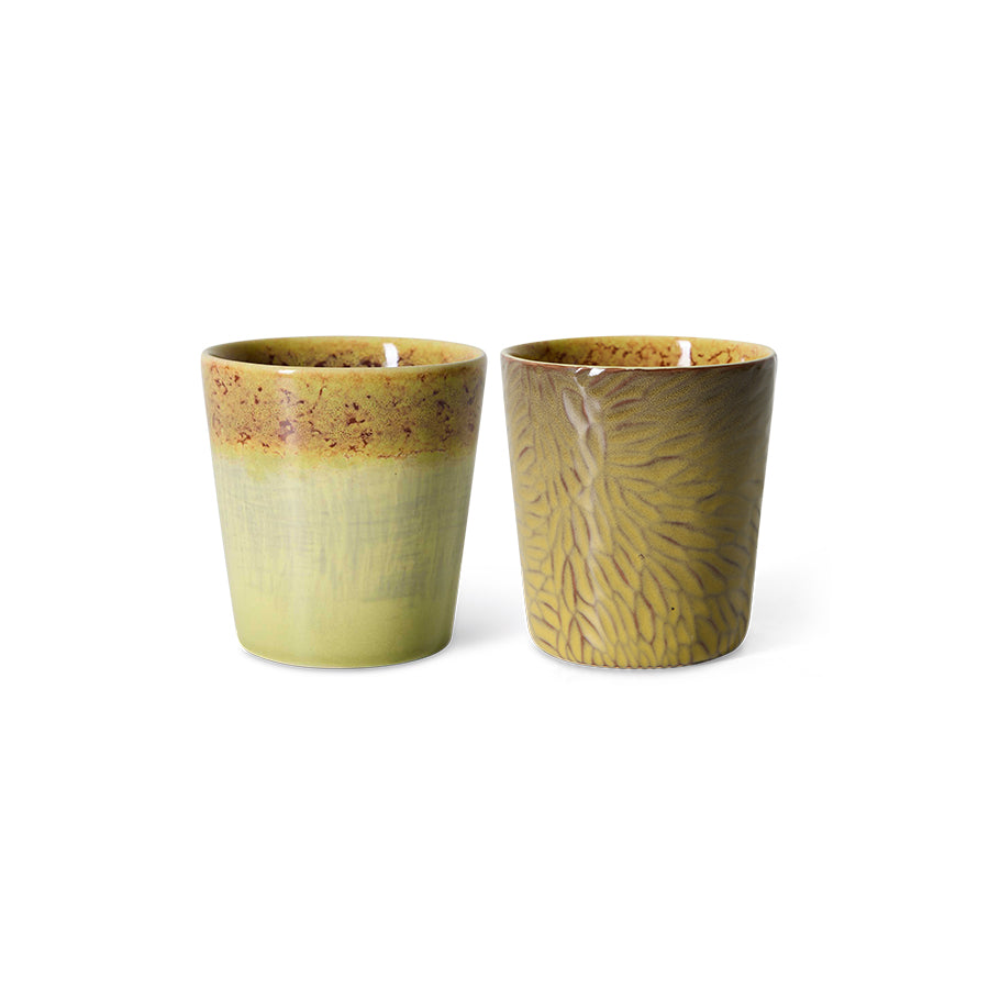 Mokken Lungo Van Gogh Sunflowers - HKliving (Set van 2)