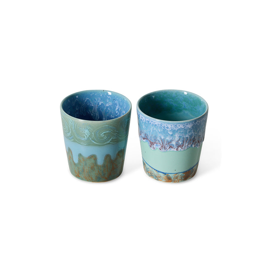 Mugs Lungo Van Gogh Self Portrait - HKliving (Set of 2)