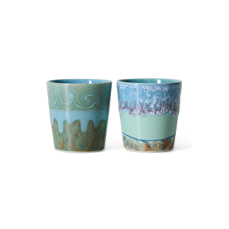 Mugs Lungo Van Gogh Self Portrait - HKliving (Set of 2)