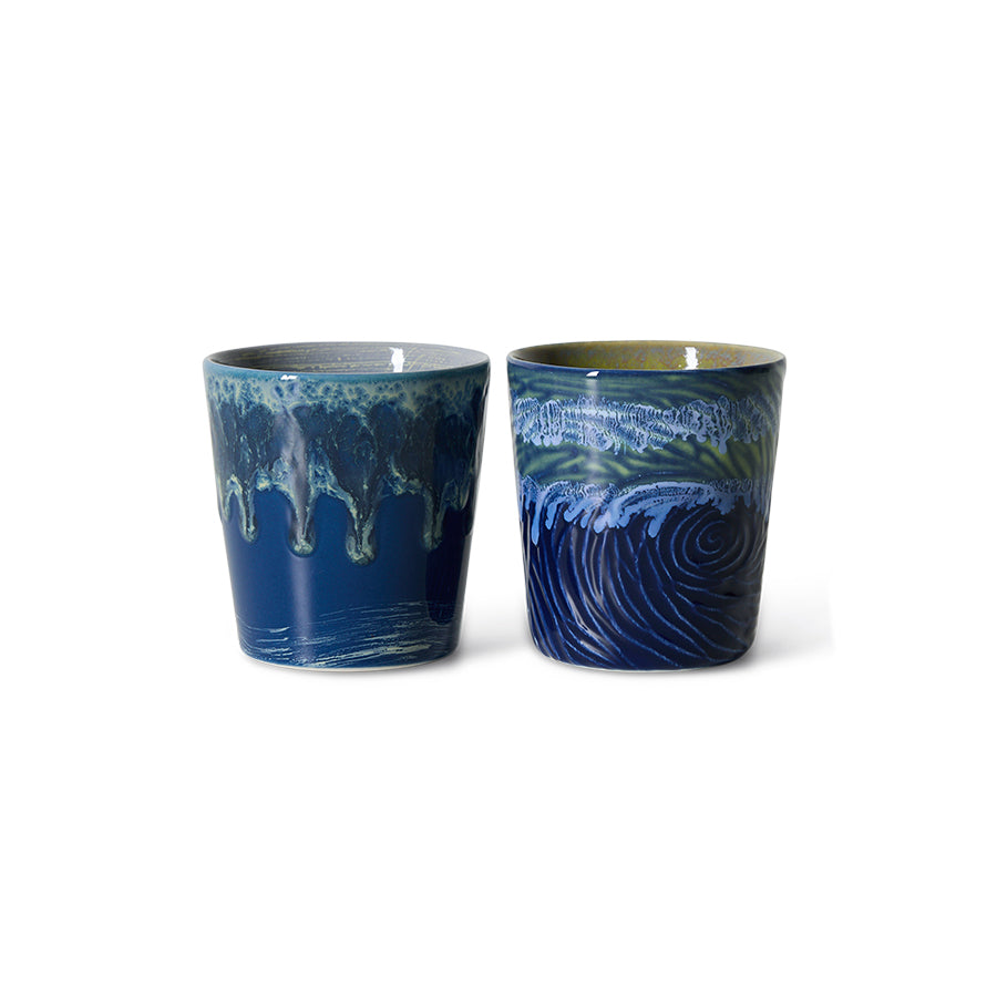 Mokken Lungo Van Gogh Starry Night - HKliving (Set van 2)